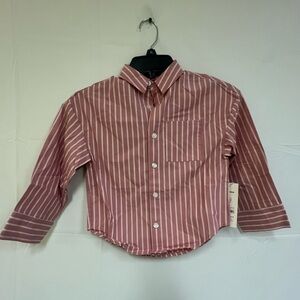 New Weekend Academy Girl button down shirt size: XS(4-5)